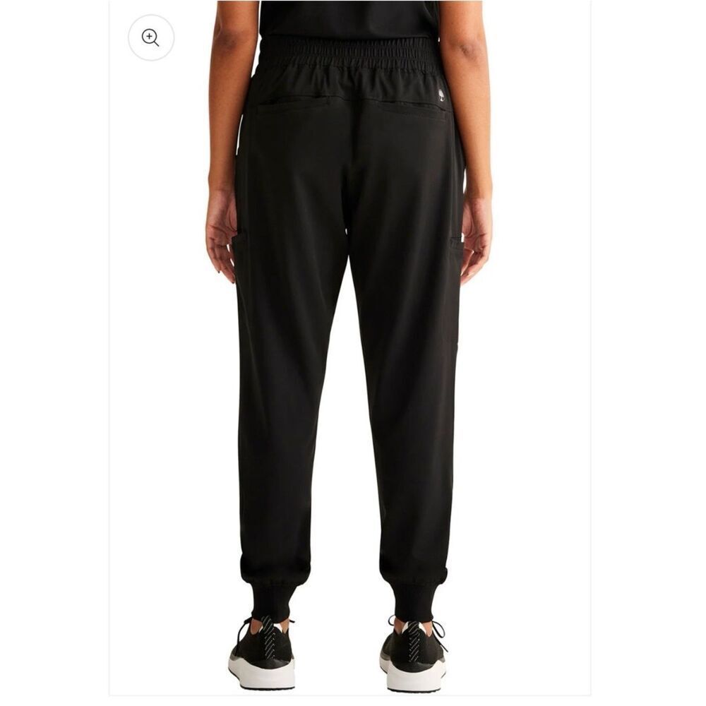 Healing Hands HH Works Women's Scrub Drawstring Jogger Pants in Black Size Small